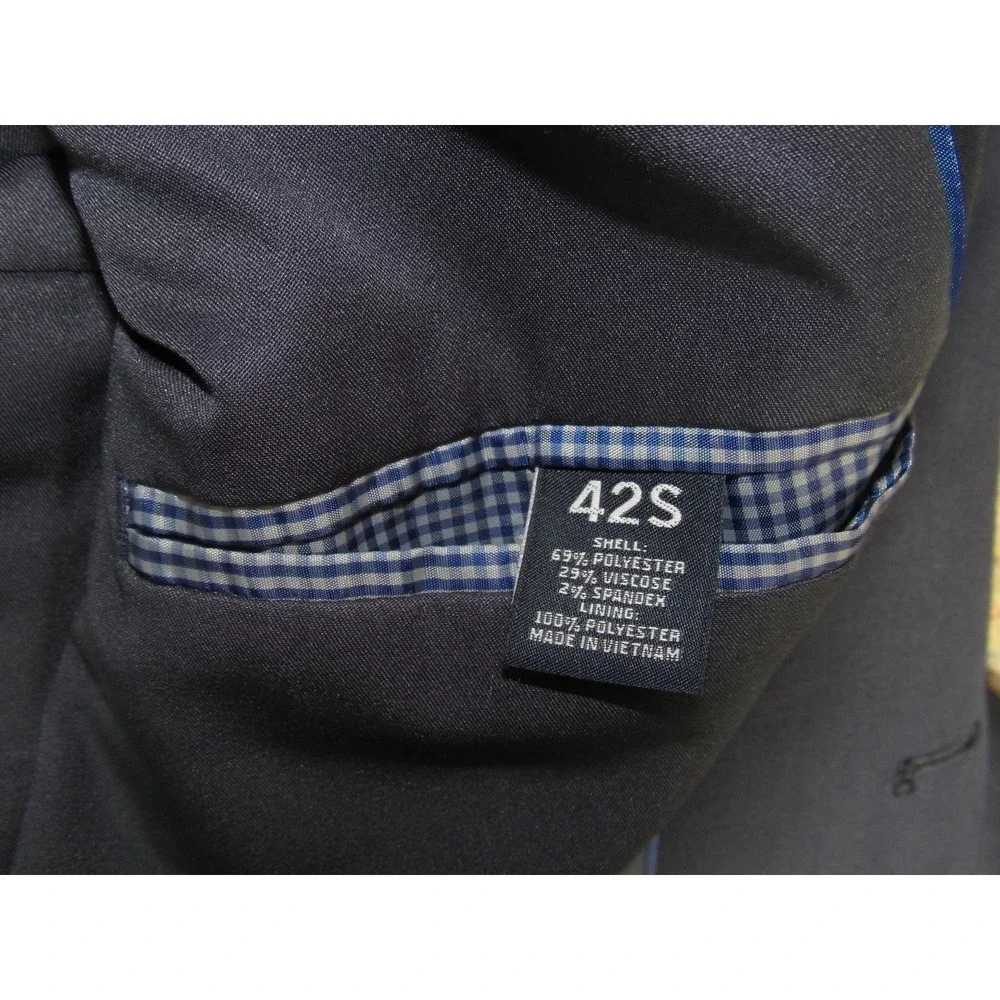 Banana Republic Men's Navy Blue Blazer Jacket Size 40R‎ Wool Blend